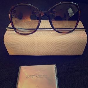 Jimmy Choo.Oversized Sunglasses. Like New.